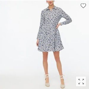 J. Crew shirt dress with POCKETS